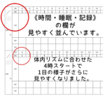育児記録ノート　ネントレノート