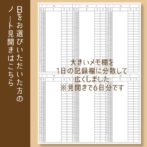 育児記録ノート　双子