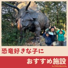 恐竜好きな子どもにおすすめの施設