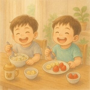 双子　双子育児　4歳